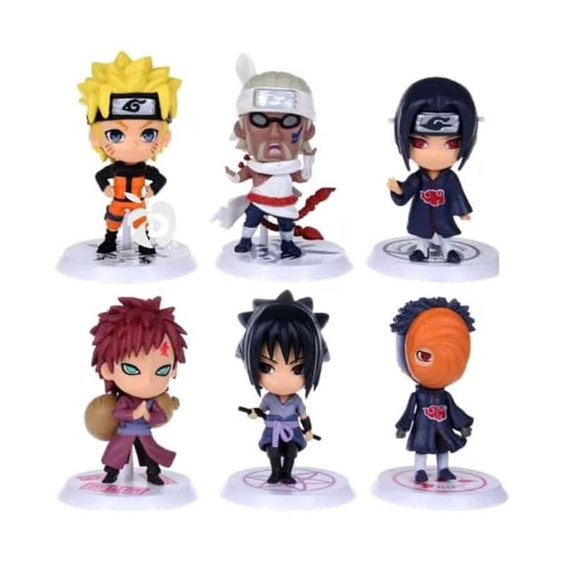 Jual Oem Naruto Petit Naruto Chibi Sakura Sasuke Itachi Kyubi Set