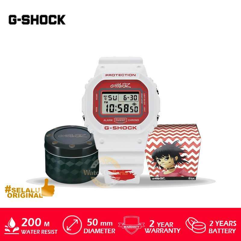 Jual Jam Tangan Casio G Shock GORILLAZ DW 5600GRLZN 7ER Original