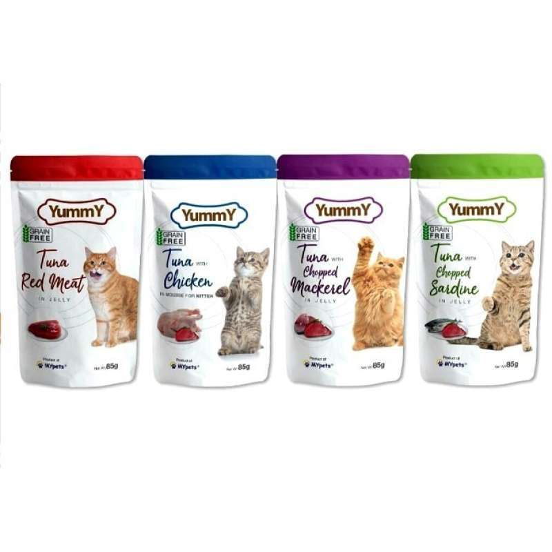 Yummy cat food hot sale