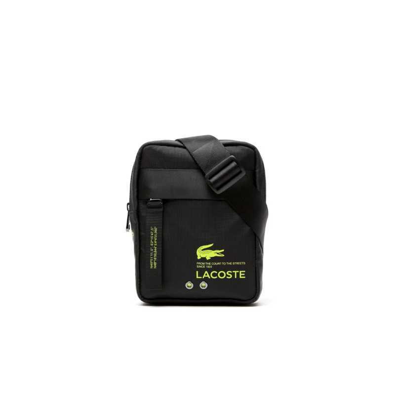 Jual Lacoste Crossover Bag Unisex Branded Vertical Zip di Seller