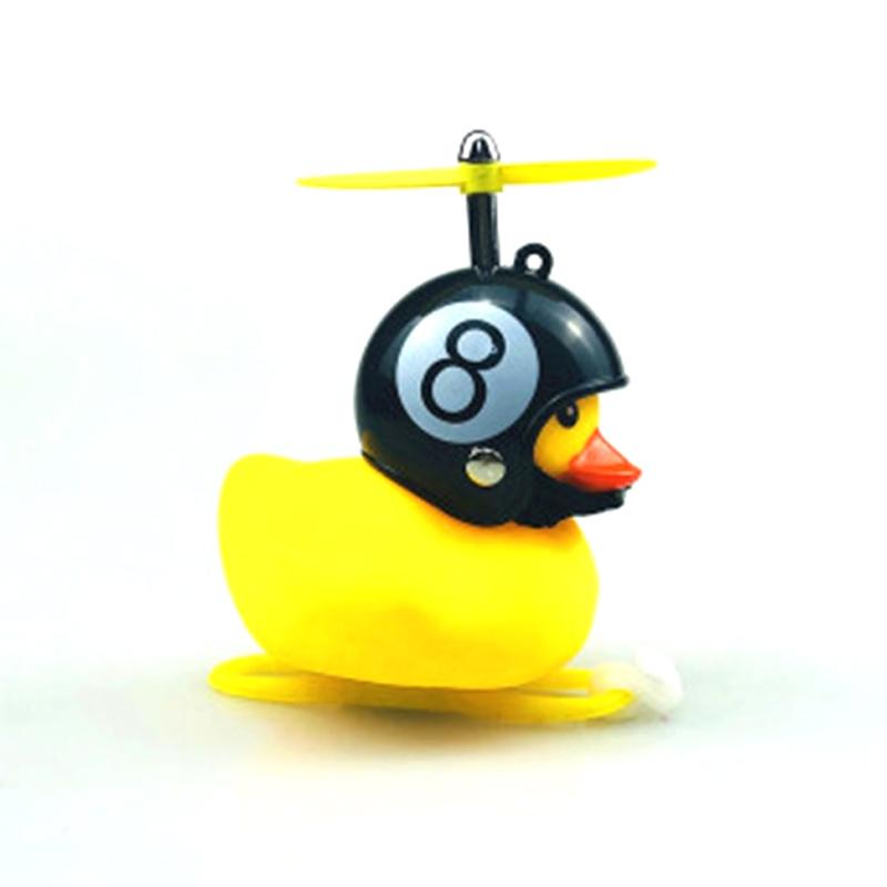 Jual E Accessory Small Helmet Duck Bicycle Light Rotating Dragonfly Bike Lights Helmet Bamboo Black 8 Online Mei 2020 Blibli Com