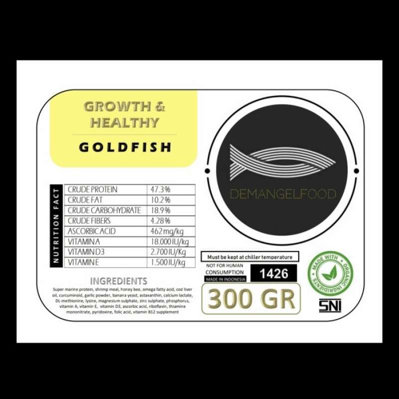 Jual Jual Gel Food Goldfish Growht & Healthy 300 gr ...