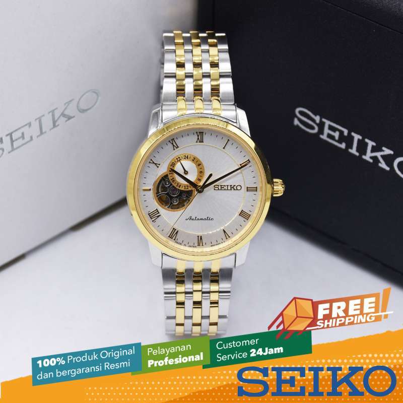 JAM TANGAN SEIKO ORIGINAL AUTOMATIC JAM SEIKO SSA272J1 SEIKO SSA272 SSA 272 J1 JAM TANGAN PRIA JAM PRIA LA ST DIAMTR 3 8 CM. WR 100 Meter