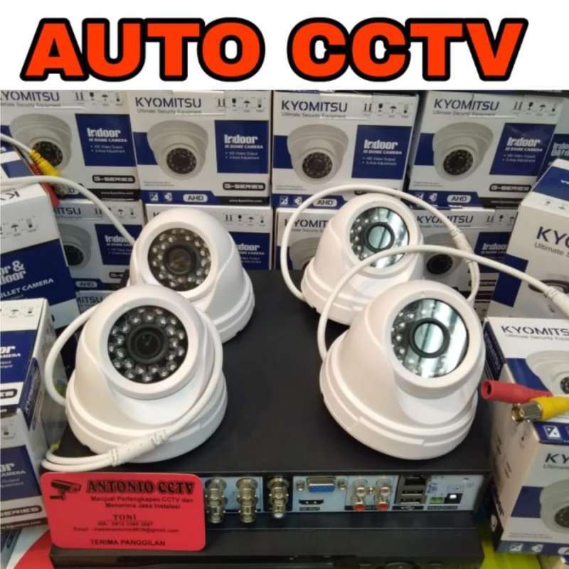 Jual Paket Cctv 1,3mp Kyomitsu Channel Camera Hdd 500gb