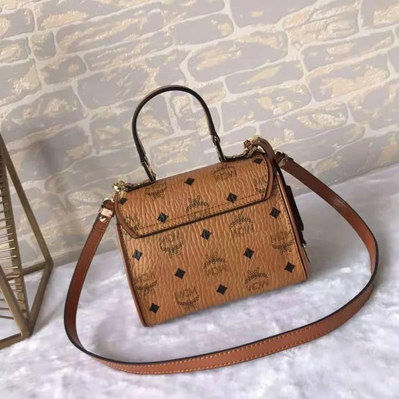 Mcm heritage visetos small satchel 2025