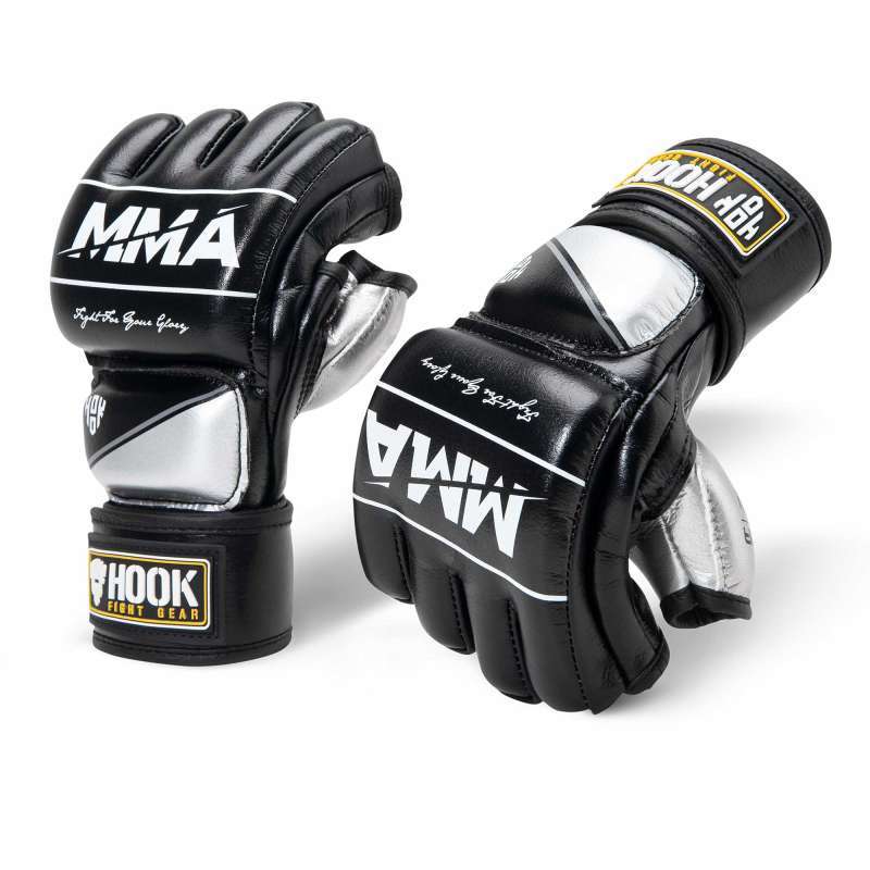 Promo Sarung Tinju Mma Gloves Hook Combat Black Ufc Glove Diskon 3
