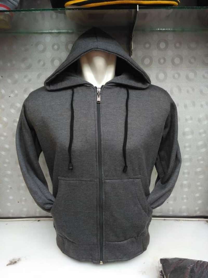 Jaket hoodie clearance zipper polos