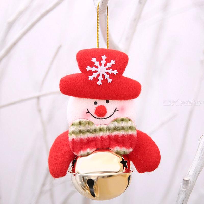 Jual Iit 4 Lovely Santa Elk Snowman Doll Christmas Bell Christmas