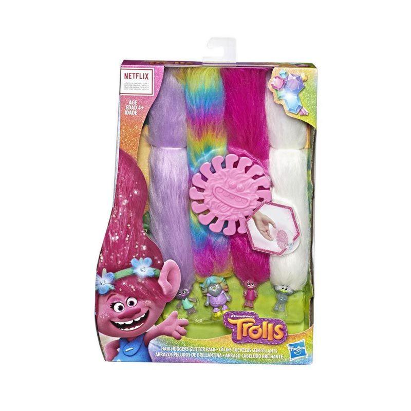 Jual Trolls Hair Huggers Glitter Pack Set Mainan Anak Murah