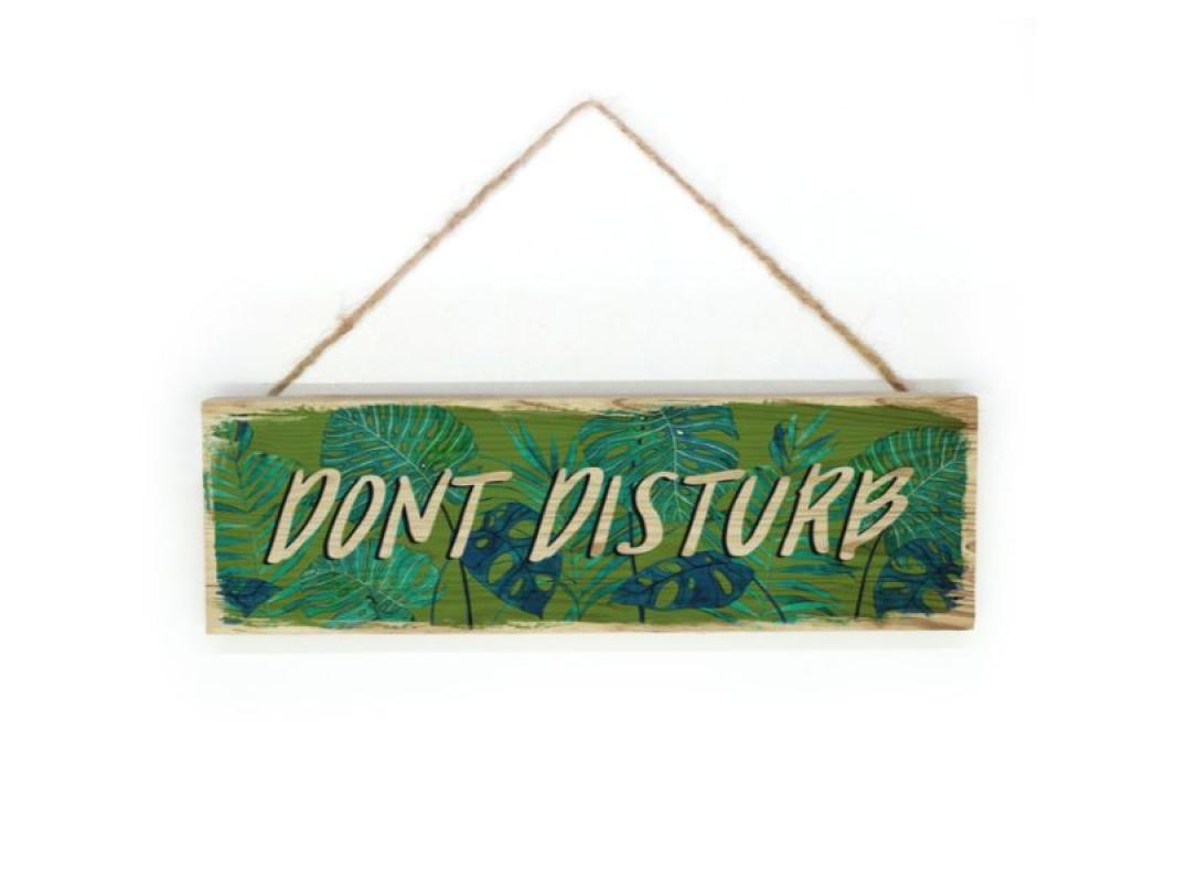 Jual Tolkien Sb009 Disturb Sign Board Wooden Dekorasi Dinding 10