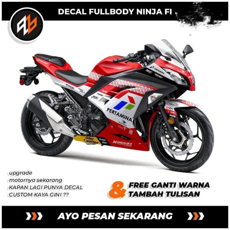Promo Decal Dekal Stiker Decal Sticker Fullbody Ninja 250 Fi Mandalika Stiker Ninja Fi Accesories 1 C Diskon 2 Di Seller Brinsmotoshop Jl Batur Agung Rt 7rw5 Kec.kedung