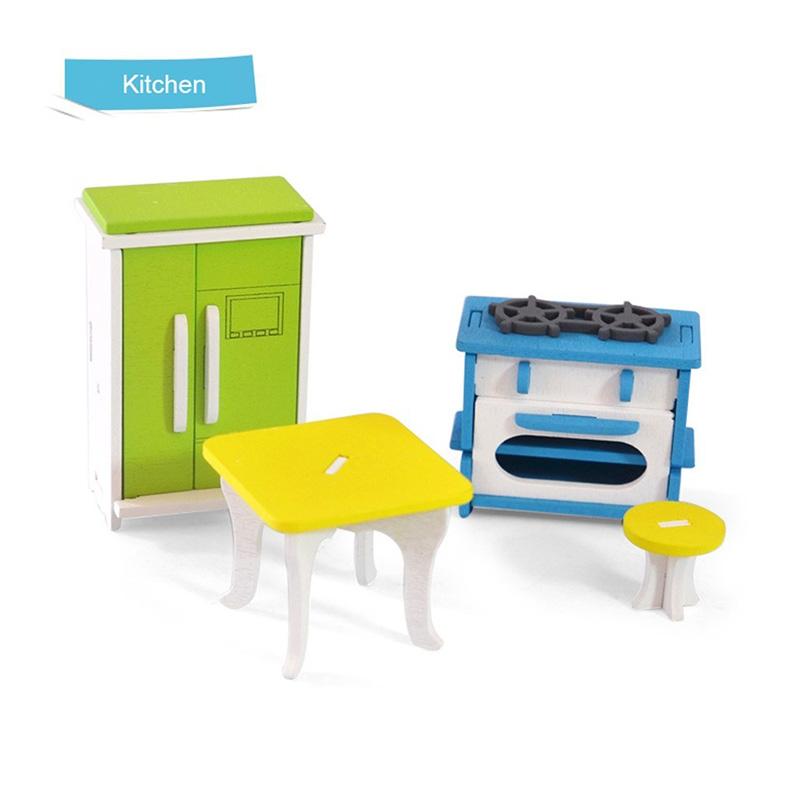 Jual H Ikea Children Wooden Simulation Small Furniture Toys Pretend Play Toys Diy House Role Play Puzzle Early Education Toys Online September 2020 Blibli Com