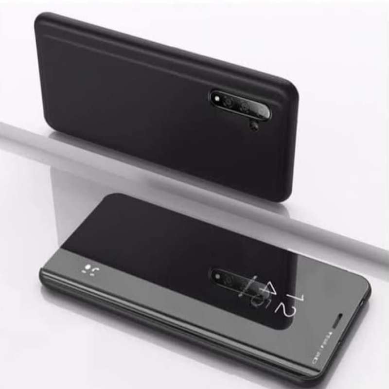 Flip Case Samsung Note 10 Clear View Standing Mirror Cover