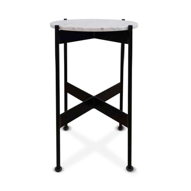 vivere kelly side table marble