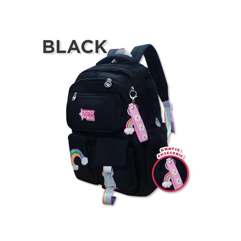 Goto Wiggle Tas Ransel Sekolah Backpack Anak Perempuan Remaja SD SMP