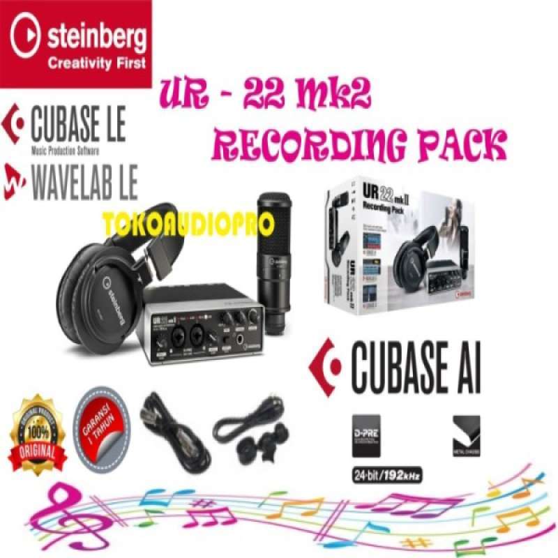 Promo Steinberg Ur22 Mkii Ur22Mk2 Recording Pack Usb Audio Interface Diskon  15% di Seller Tabriiz Shop Cengkareng Timur, Kota Jakarta Barat Blibli
