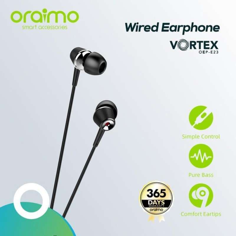 EARPHONE ORAIMO OEP-E23 VORTEX WITH MIC PURE BASS