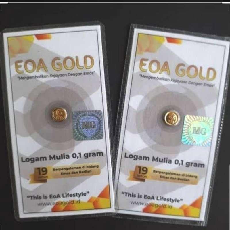 Jual Eoa Gold Emas Mini Logam Mulia 0 1 G Online Desember 2020 Blibli