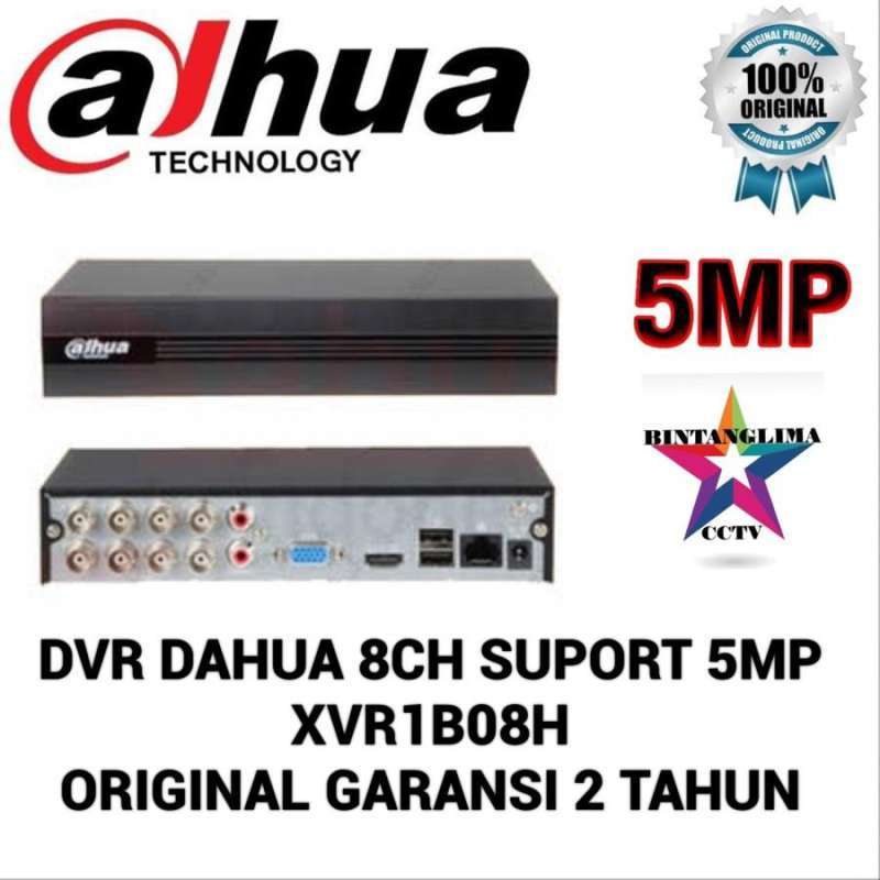 Jual Dvr Cctv Dahua 8 Chanel 2 Mp Original Murah Diskon