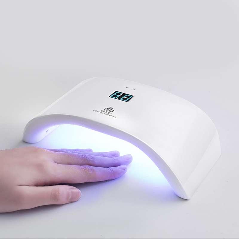 bevili professional led uv nail dryer gel polish lamp light curing manicure machine 36w
