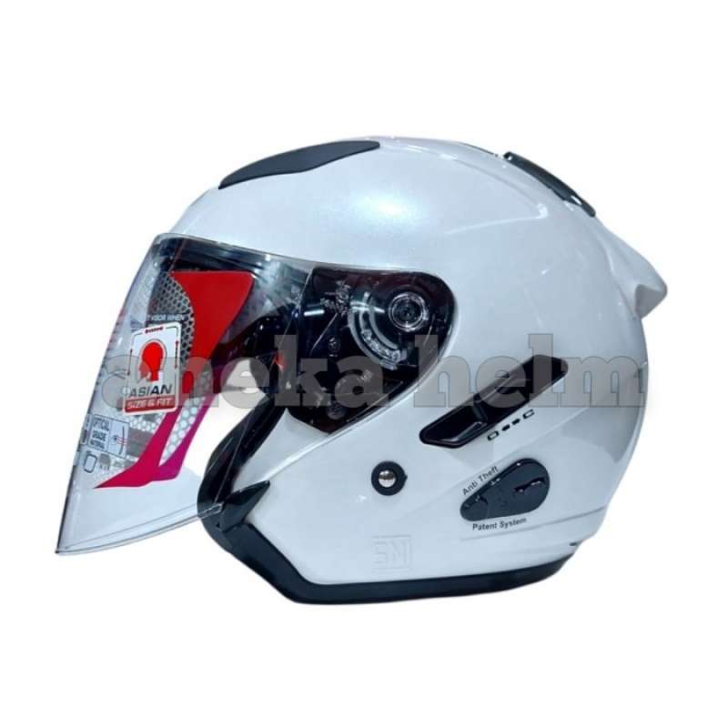 Promo HELM KYT GALAXY SOLID WHITE PUTIH XL Diskon 50 di Seller