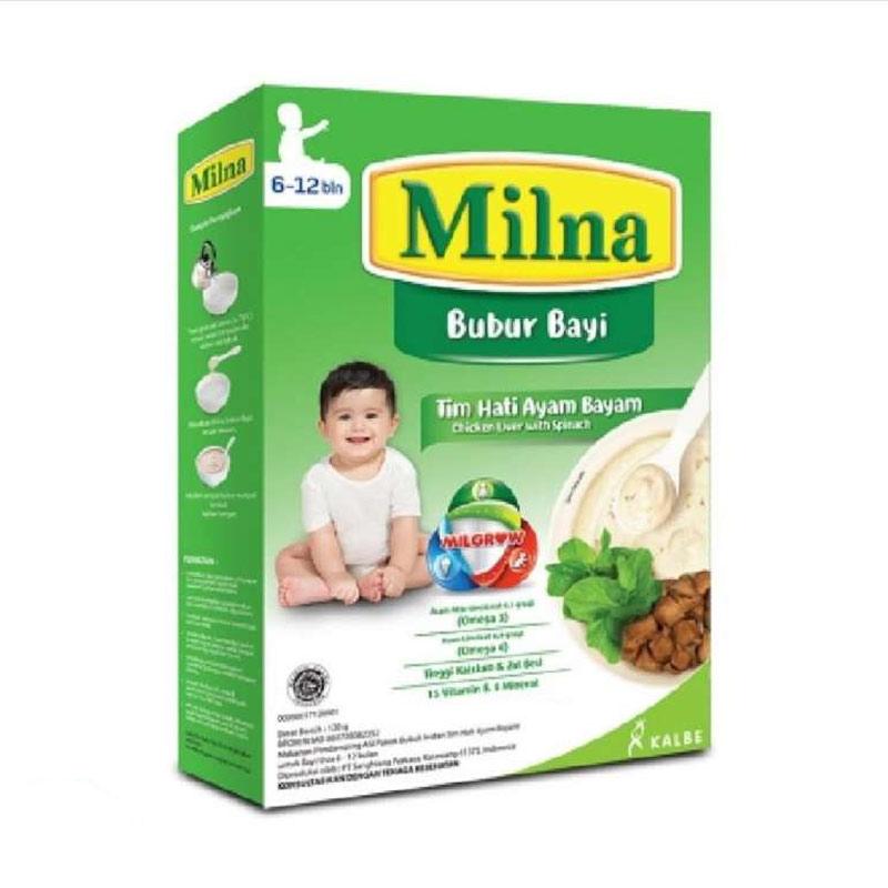 Jual Milna Tim Hati Ayam Bayam Bubur Bayi 6 12 Bulan 120 G Online September 2020 Blibli Com