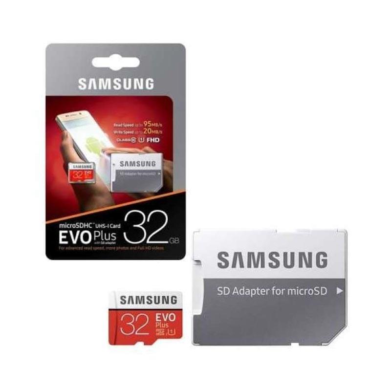 Jual Samsung Evo Plus Micro Sd Memory Card Original 32 Gb Class 10 Online Oktober 2020 Blibli Com