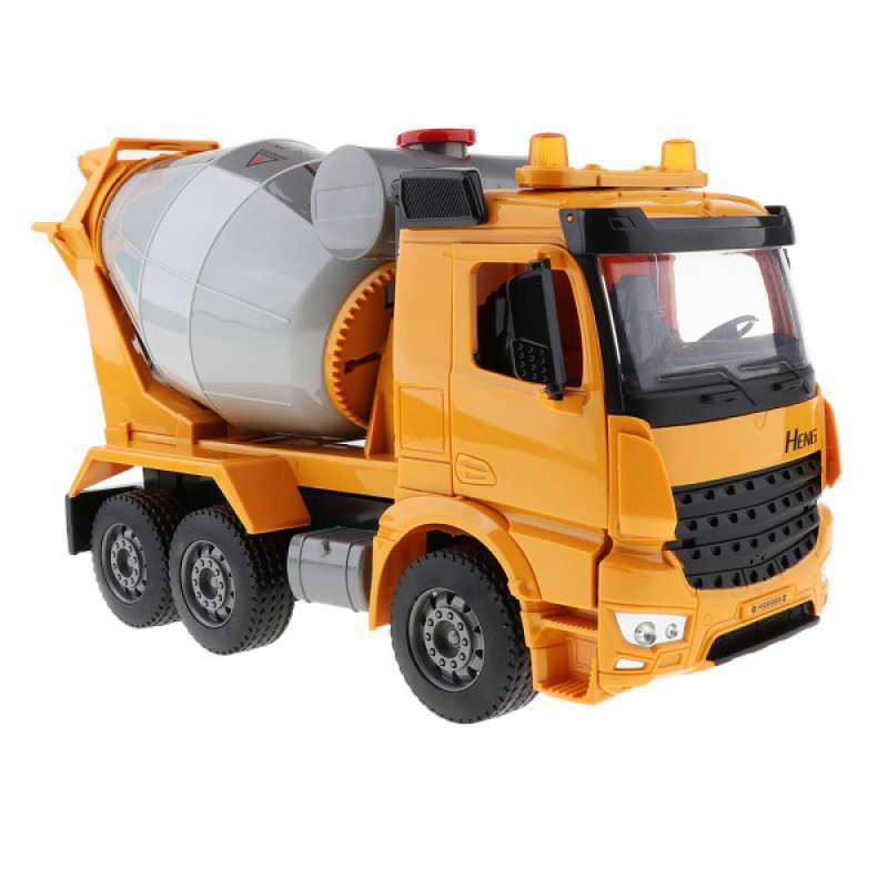 Jual Oem Child Diecast Alloy Agitating Lorry Car Cement Mixer Model Toy Vehicle 1 18 Online Januari 2021 Blibli