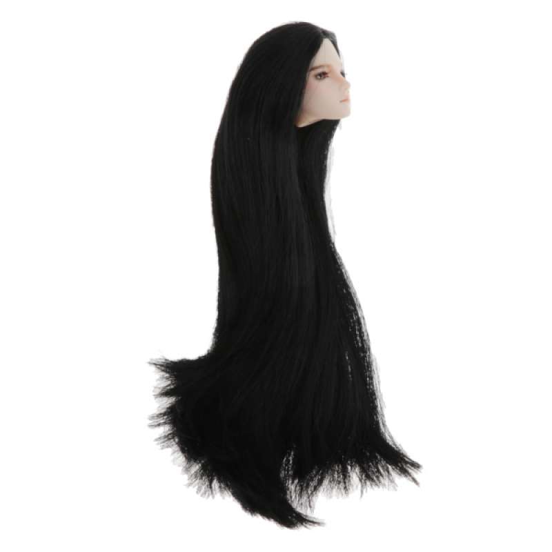 Jual Oem Painted Vintage Style Doll Head With Black Hair For 1 6 Bjd Male Dolls Parts Online November 2020 Blibli