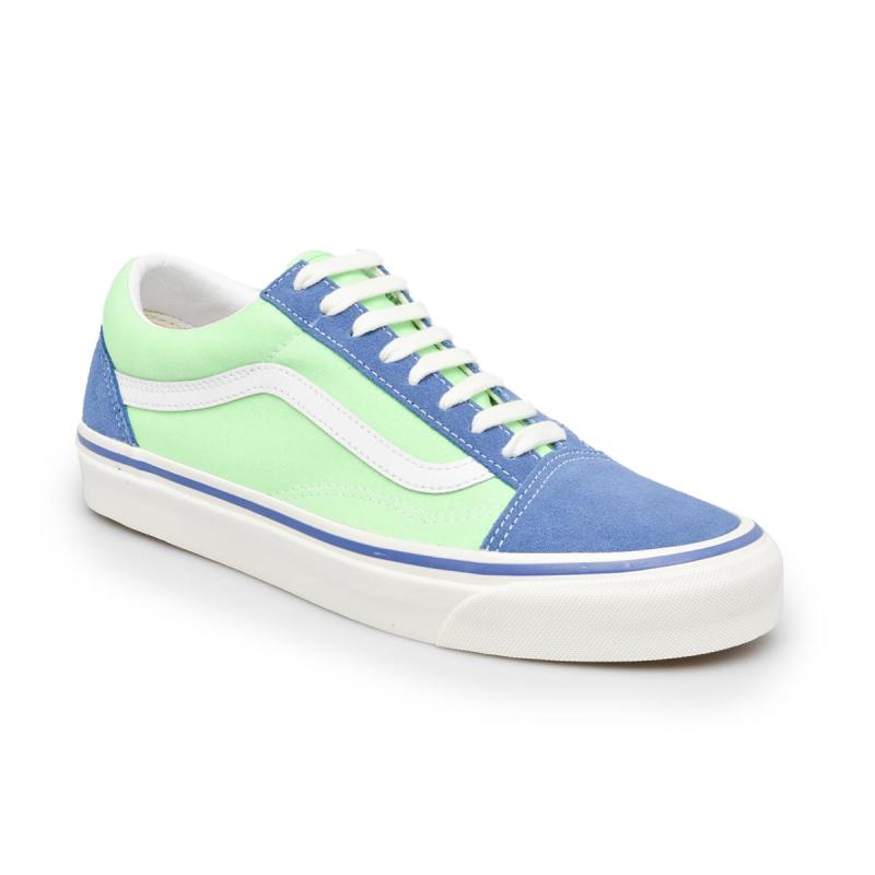 blue neon vans