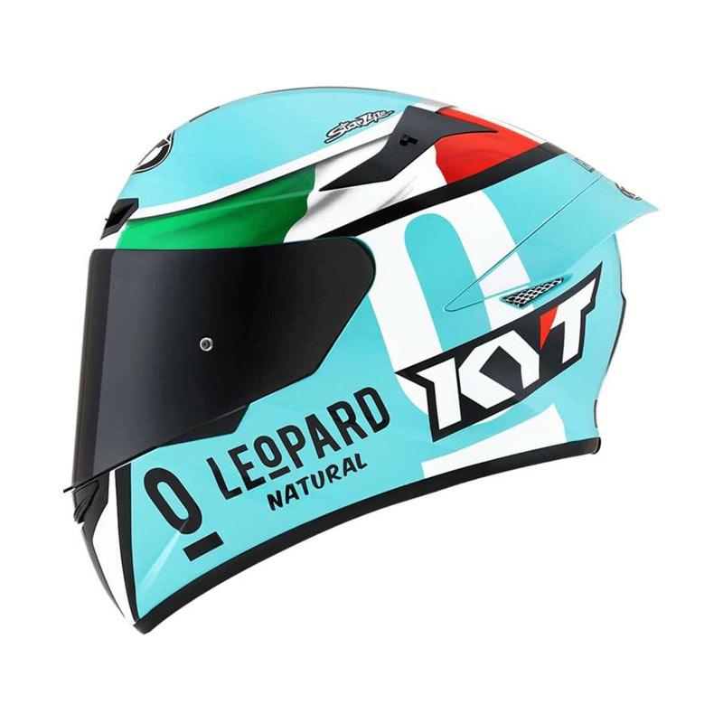 Jual KYT TT Course Dalla Porta Replica Leopard Original Helm Full
