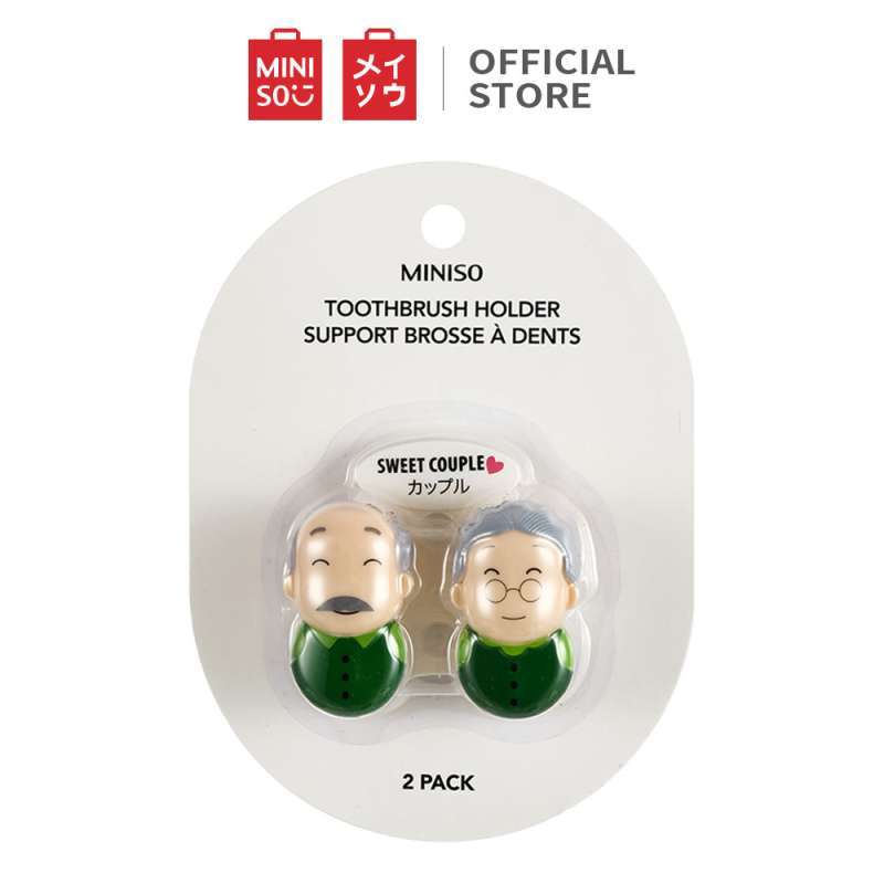 Jual Miniso Old Couple Lover Organizer Pemegang Sikat Gigi Online November 2020 Blibli Com