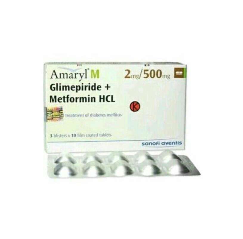 Jual Sanofi Aventis Amaryl M 2mg Obat Resep Dokter 10 Tablet Strip Online November 2020 Blibli Com