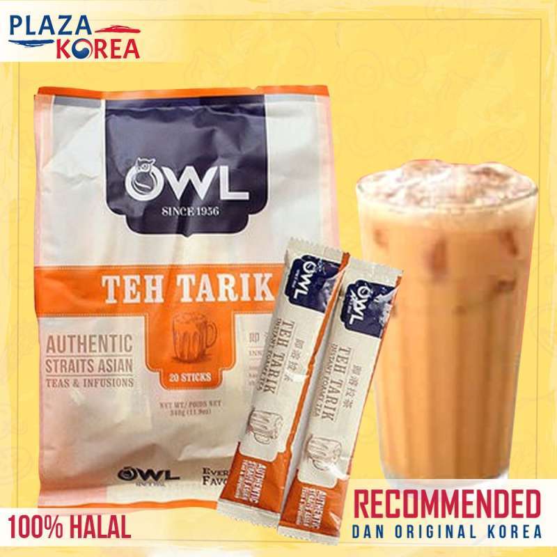 Jual Owl Teh Tarik Original Singapore 1 Pack 20 Sachet Online Oktober 2020 Blibli Com