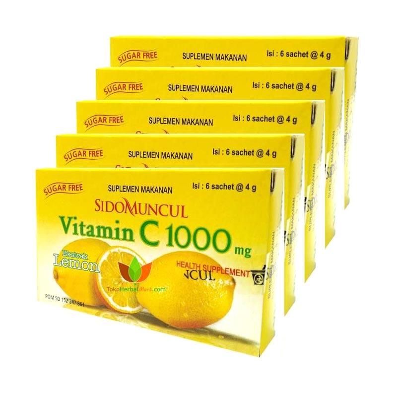 Jual Sidomuncul Vitamin C 1000 Mg Mix Rasa Lemon Suplemen Kesehatan 5 Box 30 Sachet Terbaru Oktober 21 Harga Murah Kualitas Terjamin Blibli Jual Sidomuncul Vitamin C 1000 Mg Mix Rasa Lemon Suplemen Kesehatan 5 Box 30 Sachet Terbaru Oktober 21 Harga Murah Kualitas Terjamin Blibli