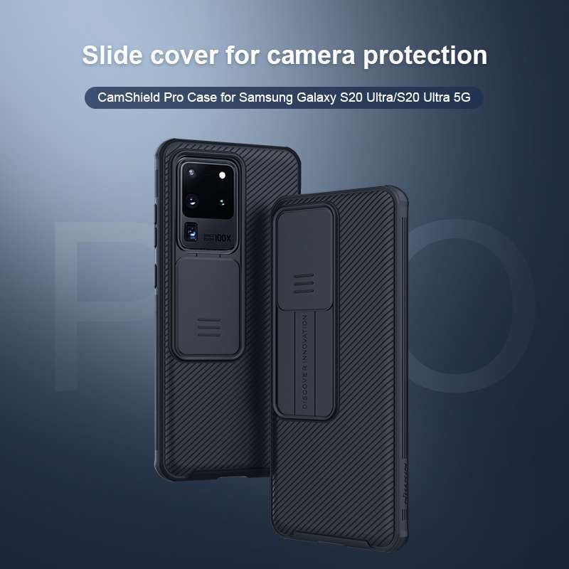 Jual Case Samsung Galaxy S20 Ultra 6 9 Nillkin Camshield Pro Black Online November 2020 Blibli