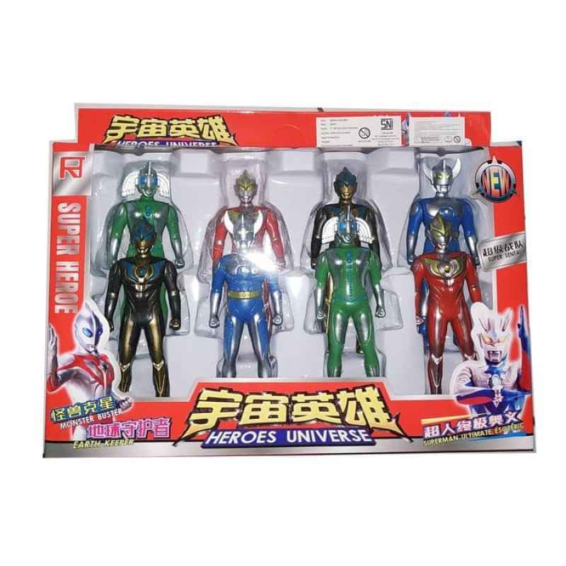 Jual El Shops Karakter Ultraman Mainan Robot Anak 8 Pcs Online Januari 2021 Blibli