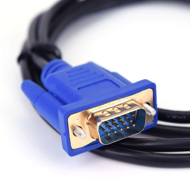 VGA Male 15Pin Adapter Connector Cable 