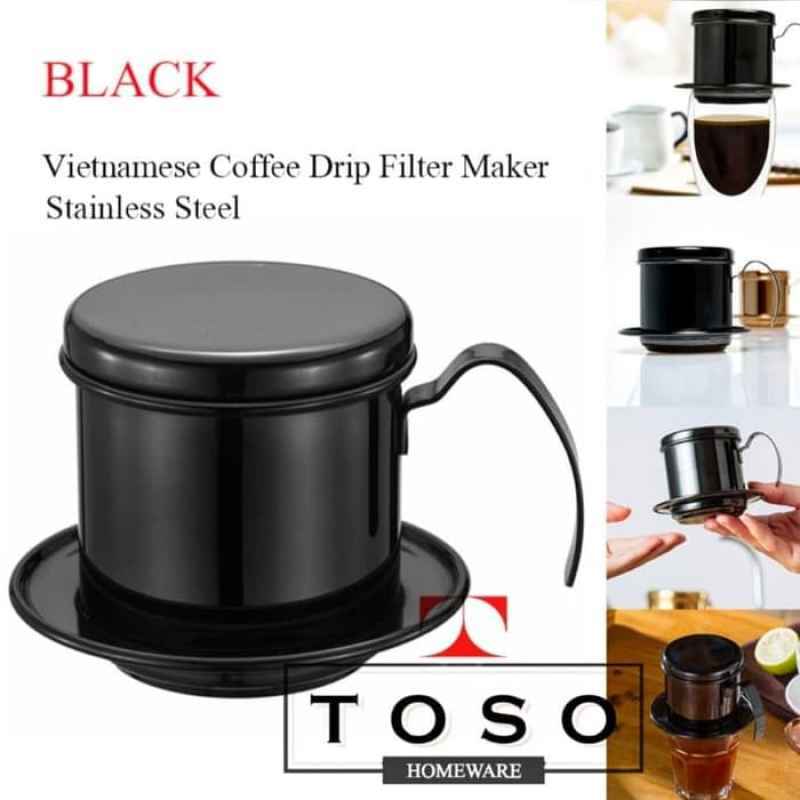 Jual Toso Coffee Dripper Stainless Vietnam Drip Sekrup Saringan Kopi Online Maret 2021 Blibli