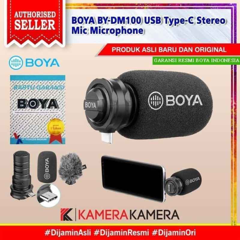 Jual Boya By Dm100 Usb Type C Stereo Mic Microphone Original Online September 2020 Blibli Com