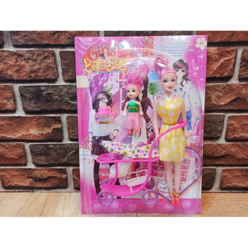 barbie stroller set