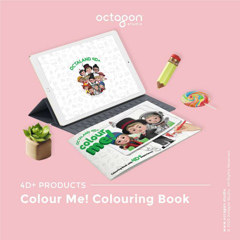 Jual Octagon Studio Buku Mewarnai Anak Augmented Reality Octaland 4d Color Me Book Online Maret 2021 Blibli