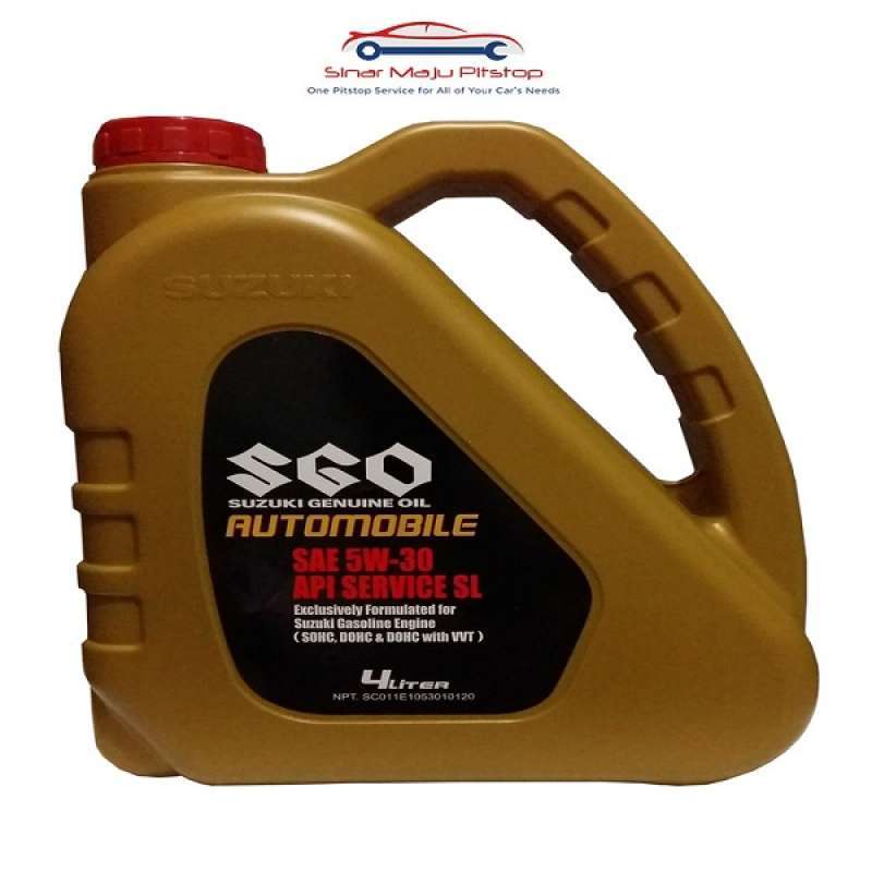 Jual Suzuki Genuine Oil Sgo 5w 30 Synthetic 4 Liter Pelumas Oli Mesin Mobil Bensin Suzuki Apv Ertiga Karimun Wagon Baleno Online Februari 2021 Blibli
