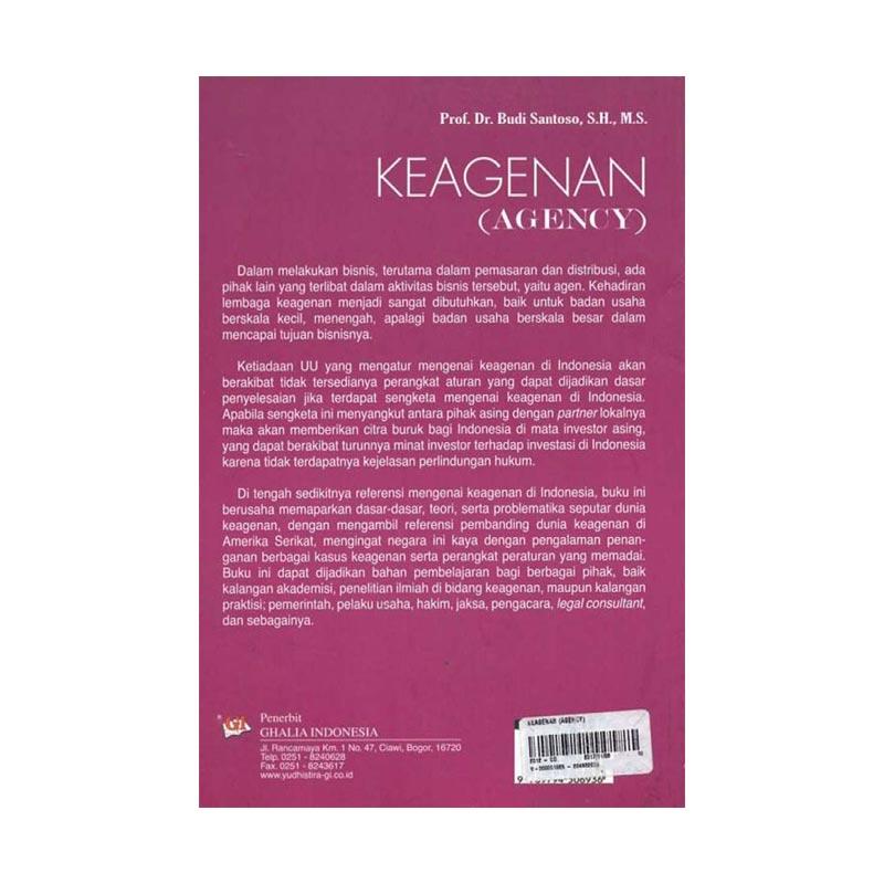 Jual Yudhistira Keagenan Agency Prinsip Dasar Teori Dan Problematika Hukum Keagenan By Prof Dr Budisantoso S H M S Buku Edukasi Online Desember 2020 Blibli