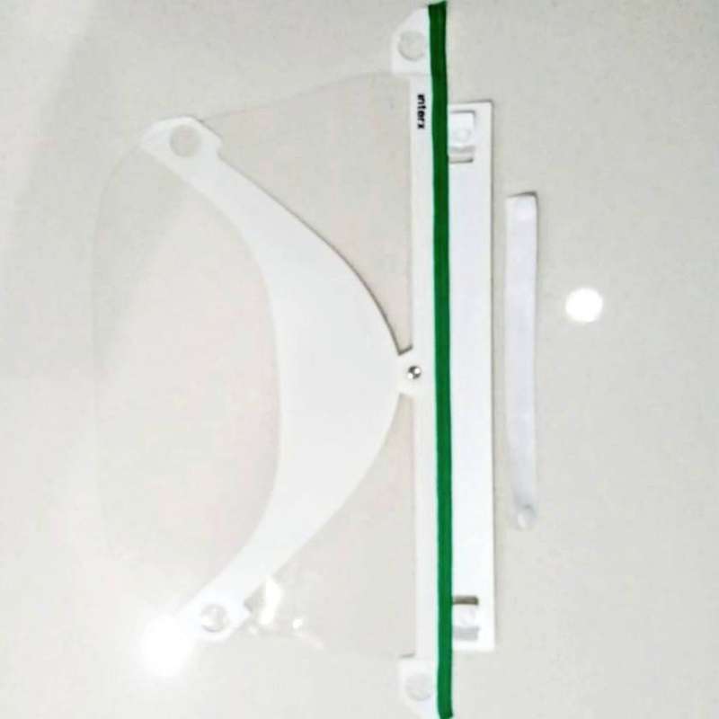 Jual Face Shield Pelindung Wajah Inter X Anti Droplet Anti Virus Ukuran S Online Oktober 2020 Blibli Com