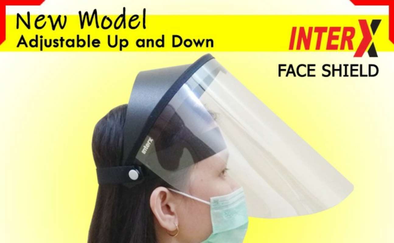 Jual Face Shield Pelindung Wajah Inter X Anti Droplet Anti Virus Ukuran L Online September 2020 Blibli Com