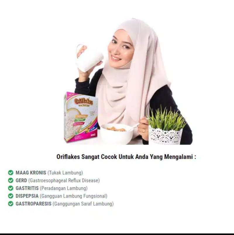 Jual Oriflakes Gastro Sereal Umbi Garut 900 Gram Online Februari 2021 Blibli