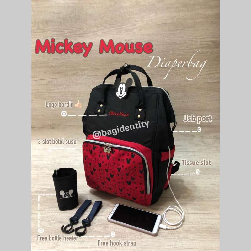 mickey minnie diaper bag