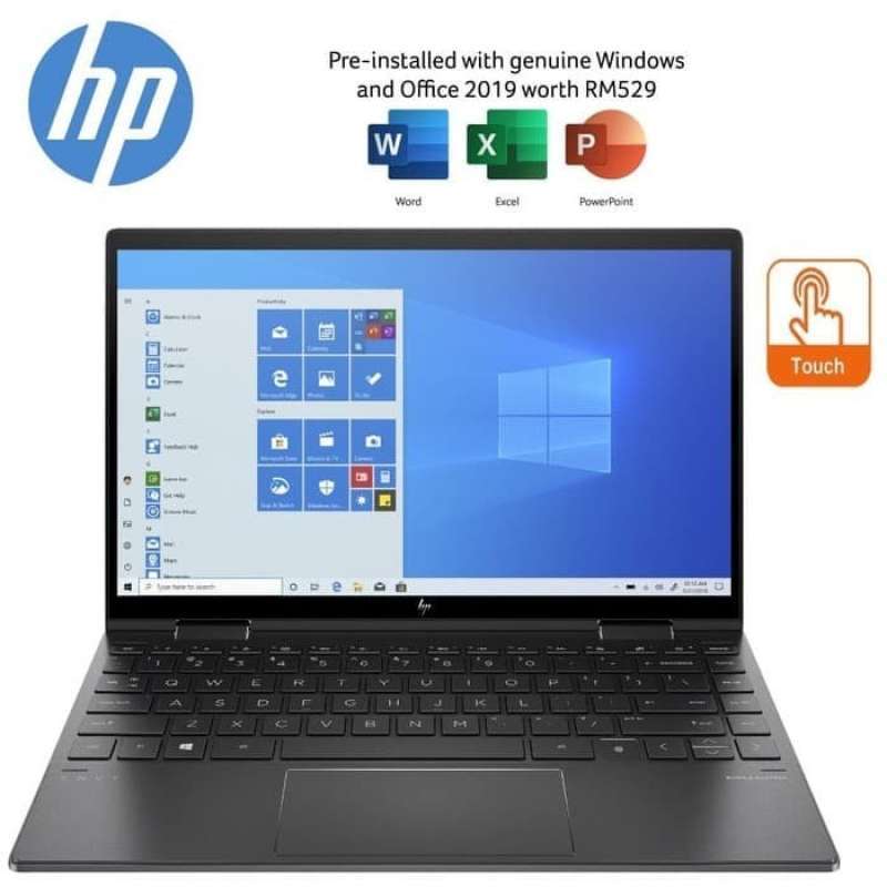 Jual Hp Envy X360 Covertible 13 Ay0005au 2z290pa Amd Ryzen5 4500u 8gb 512gb Ssd W10 Home Ohs 2019 Online September 2020 Blibli Com