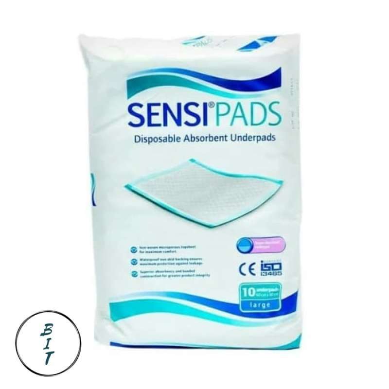 Sensi Pads Alas Popok Perlak Size L 60X90 isi 10pcs